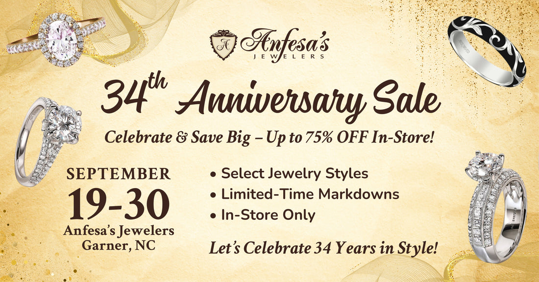 🎉 Celebrate 34 Sparkling Years at Anfesa’s Anniversary Sale