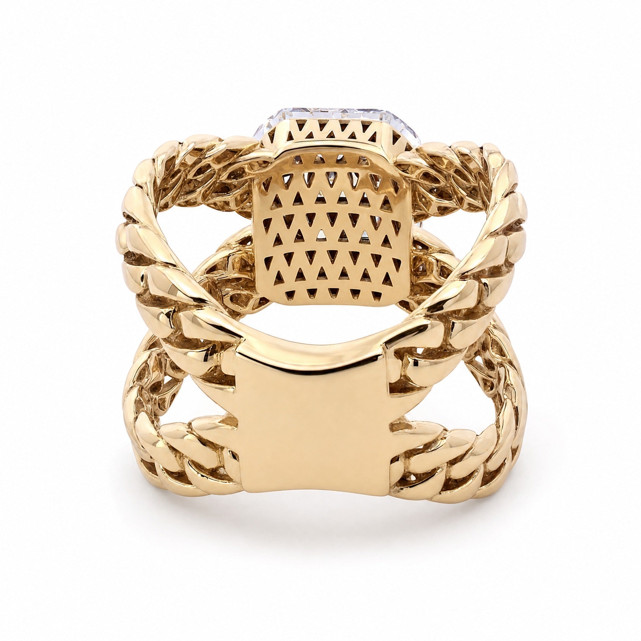 Yellow Gold and Diamond Ring