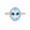 Diamond Aqua Ring