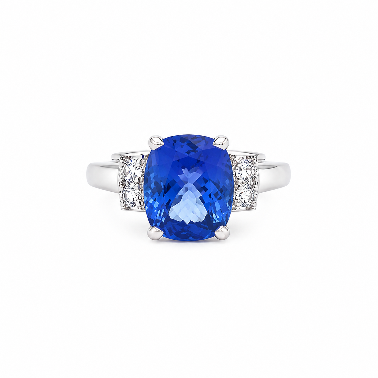 Tanzanite Diamond Ring