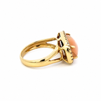 Gold and Diamond Opal Ring