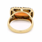Gold and Diamond Opal Ring