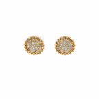 14KY Gold and Diamond Earrings