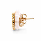 14KY Gold and Diamond Earrings