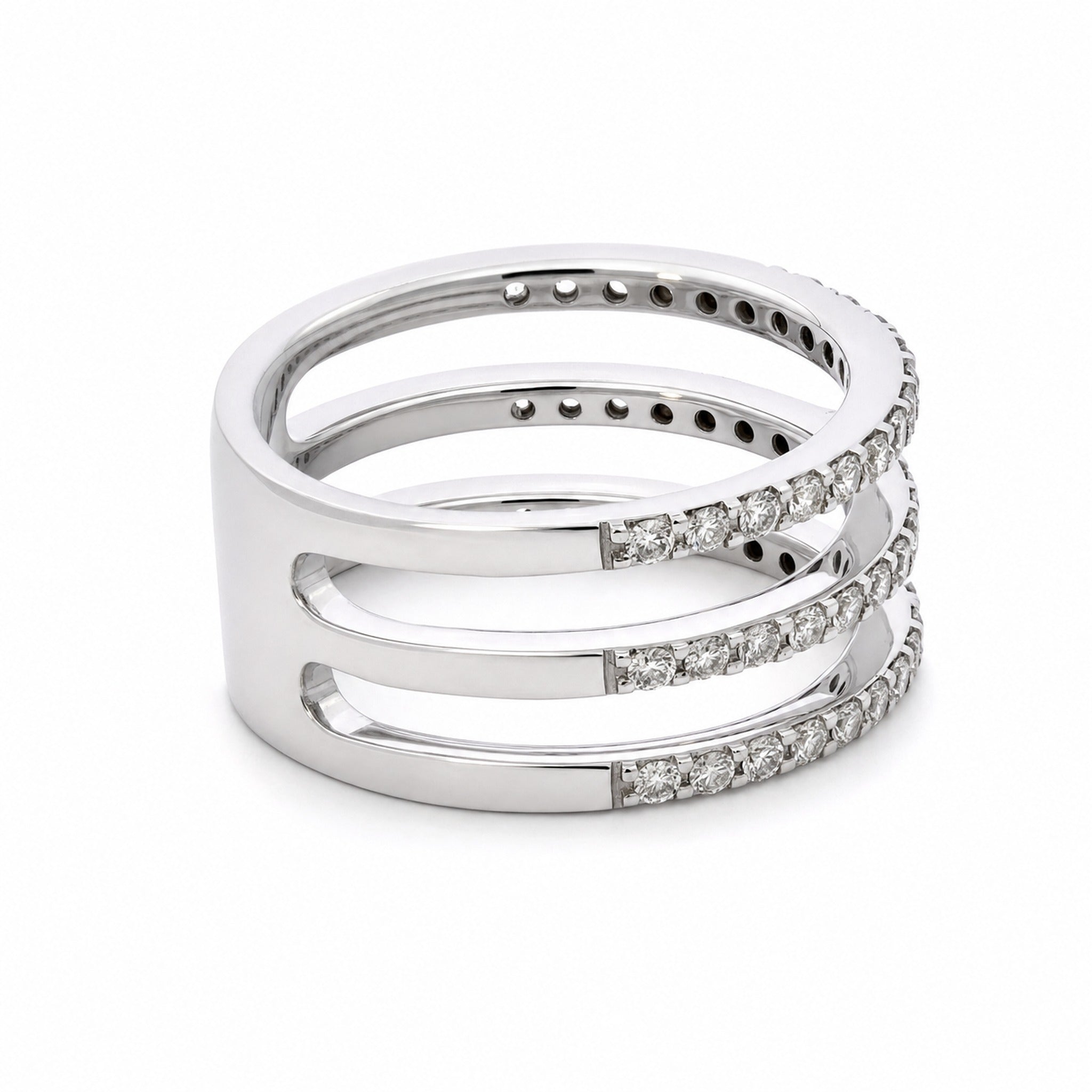 White Gold and Diamond Ring