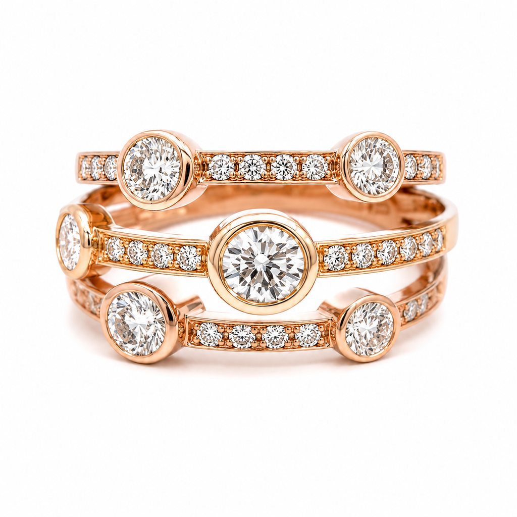 Rose Gold Diamond Ring