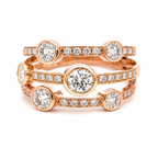 Rose Gold Diamond Ring