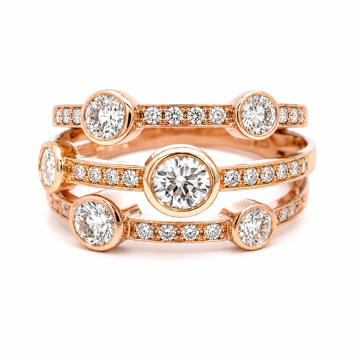 Rose Gold Diamond Ring