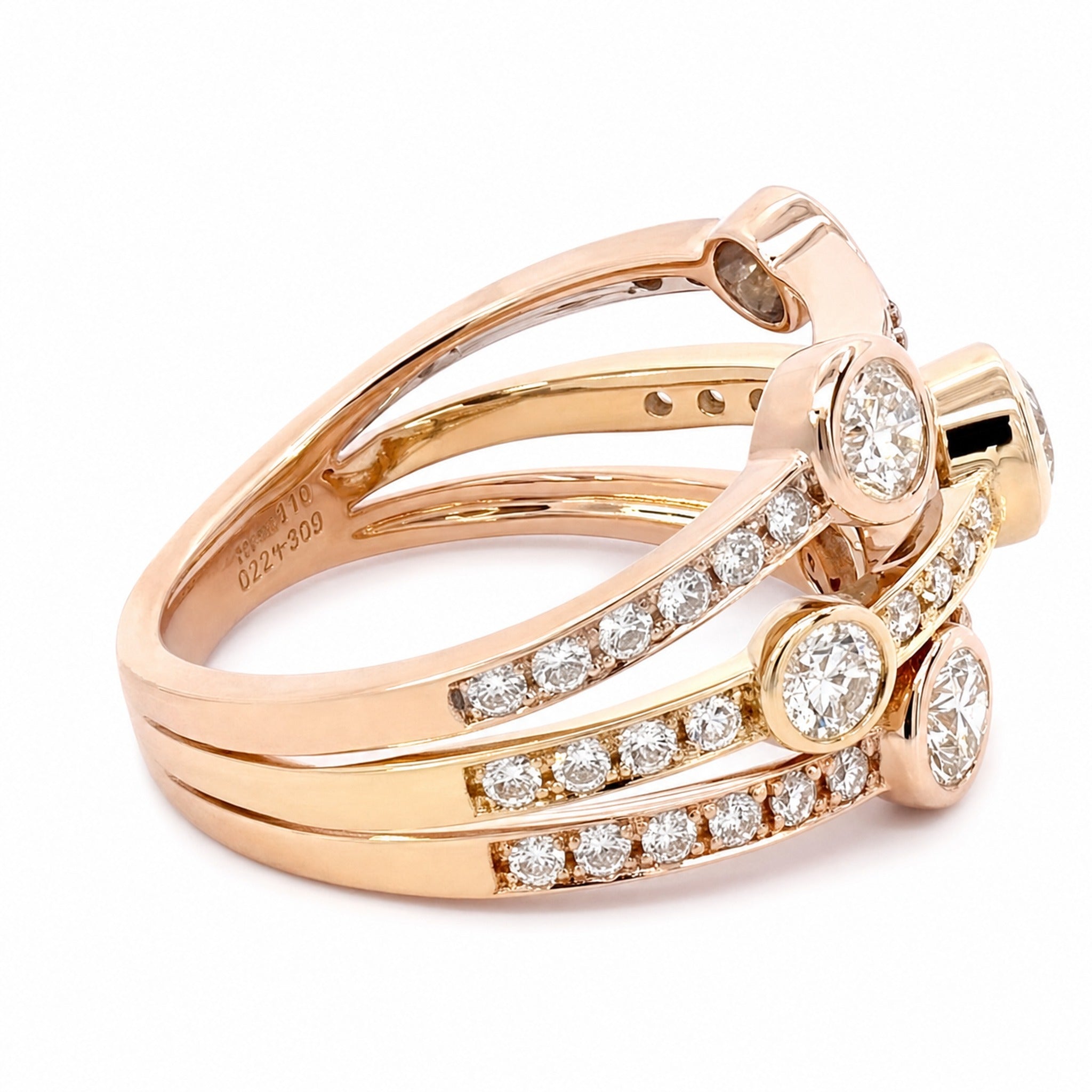 Rose Gold Diamond Ring