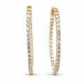 Diamond Hoop Earrings