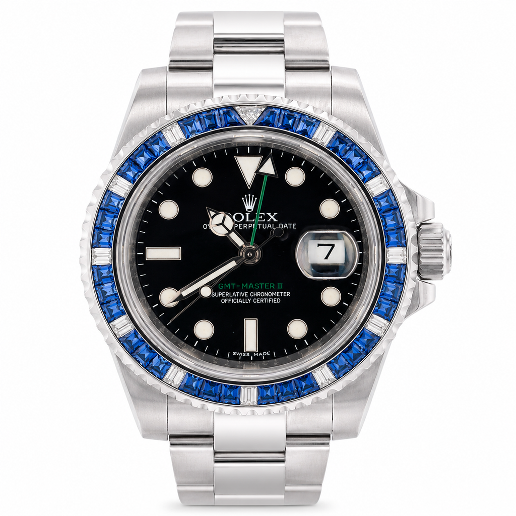 Anfesa's Certified Pre-Owned Rolex 40mm GMT Mater II "Cookie Monster"