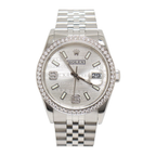 Anfesa's Certified Pre-Owned Rolex Datejust 36mm Wave Diamond Dial and Bezel