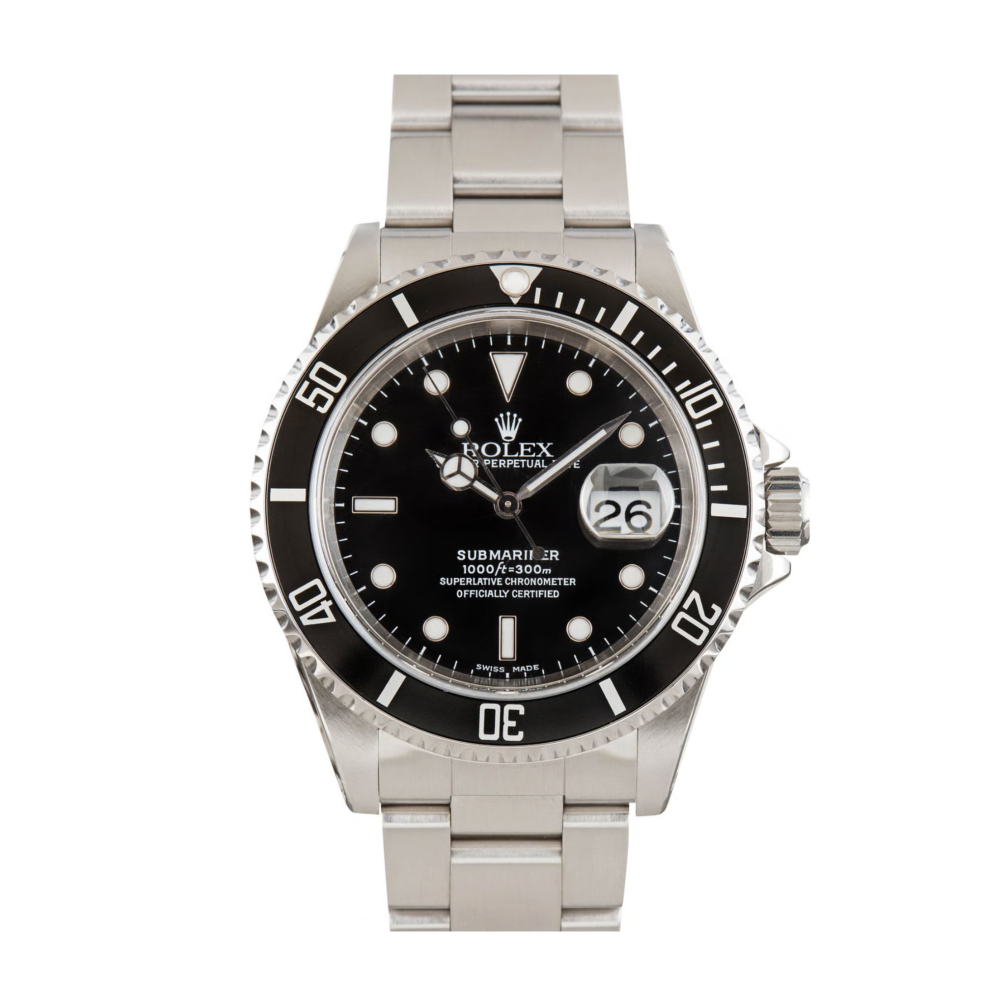 Anfesa's Certified pre-Owned Rolex Submarriner with date.