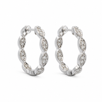 .5 CT Diamond Hoops