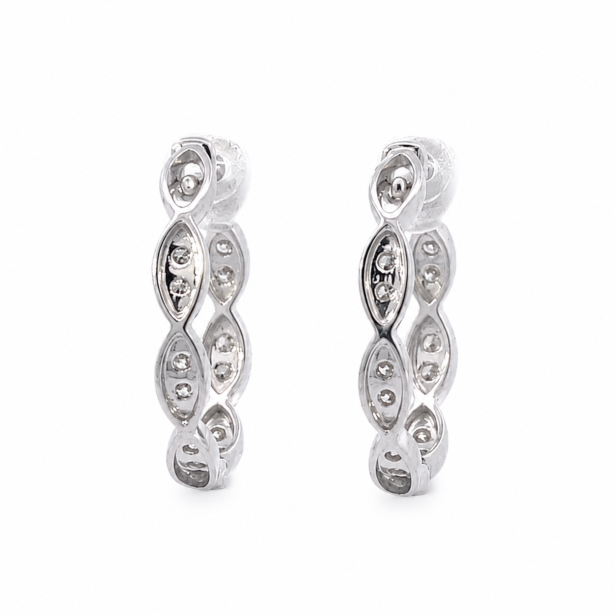 .5 CT Diamond Hoops