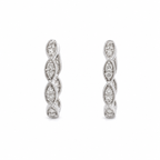 .5 CT Diamond Hoops