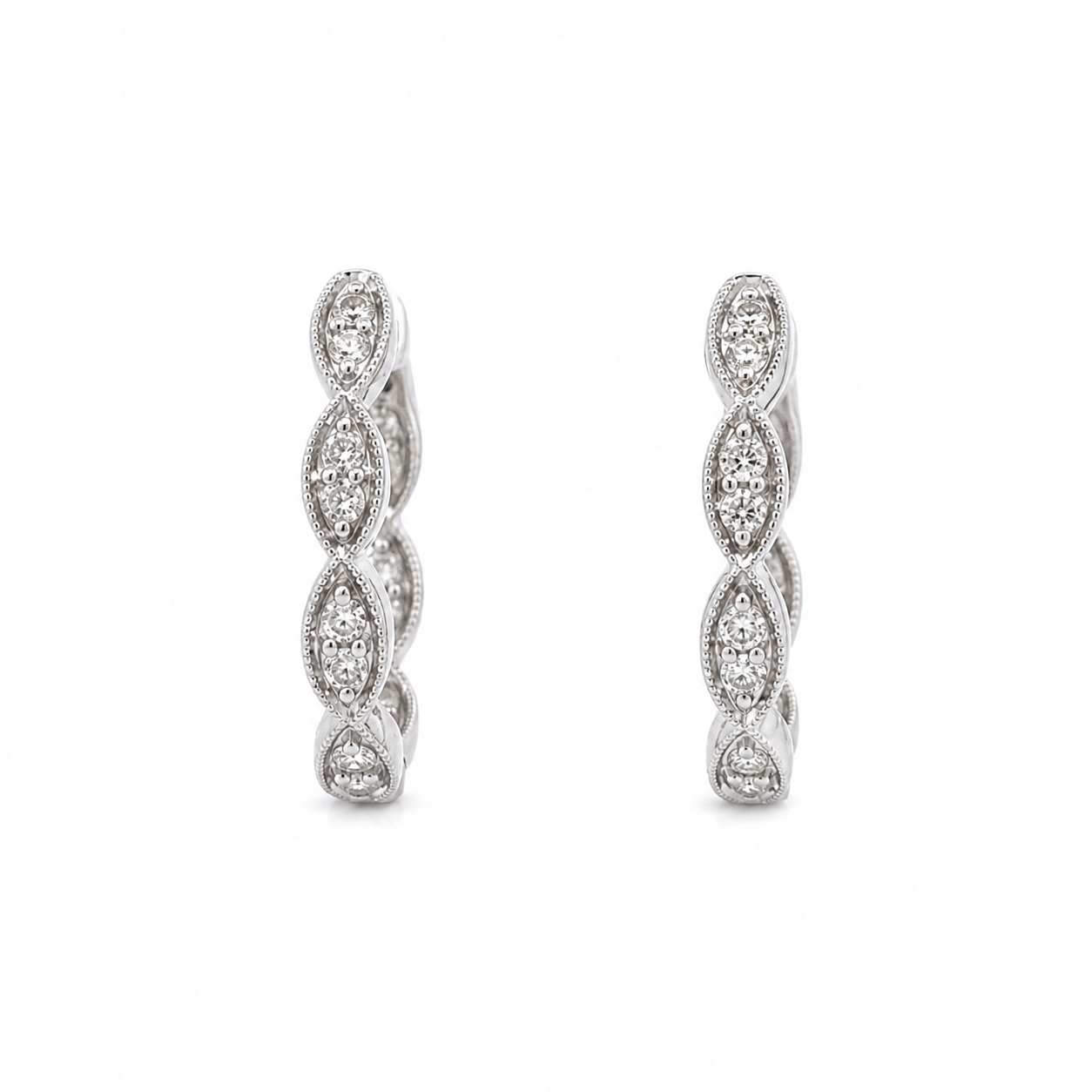 .5 CT Diamond Hoops