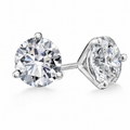 3 Prong .50CT Moissanite Studs