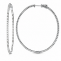 6.05 CT Diamond Hoops