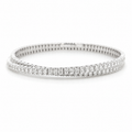 DOUBLE WRAP DIAMOND FLEX TENNIS BRACELET