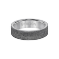 Triton 6 MM Tantalum Ring – Sandblasted Finish and Flat Edge