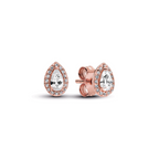 Pandora Teardrop Halo Stud Earrings