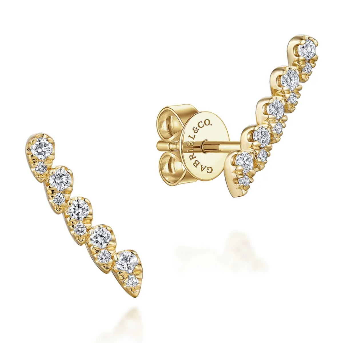 14k Yellow Gold Stud