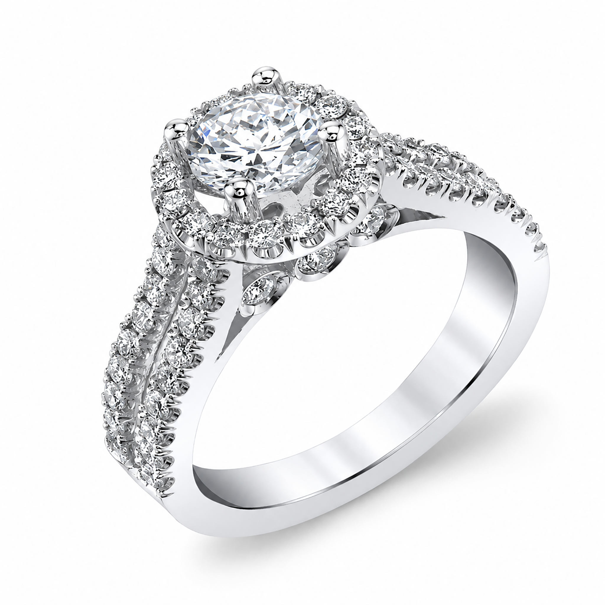 Gregorio 18k Engagement Ring