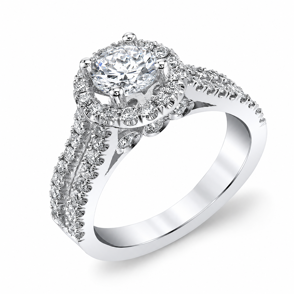 Gregorio 18k Engagement Ring