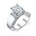 Gregorio 18k Engagement Ring