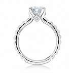 Karl Largerfeld Pyrimid shaped Engagement Ring
