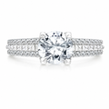 Karl Lagerfeld 18k White Gold Engagement ring