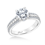 Karl Lagerfeld 18k White Gold Engagement ring