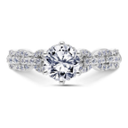 Scott Kay 14k White Gold Embrace Engagement Ring