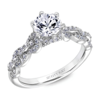 Scott Kay 14k White Gold Embrace Engagement Ring
