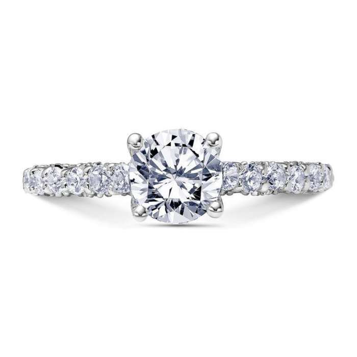 Scott Kay 14k White Gold Heaven's Gate Engagement Ring