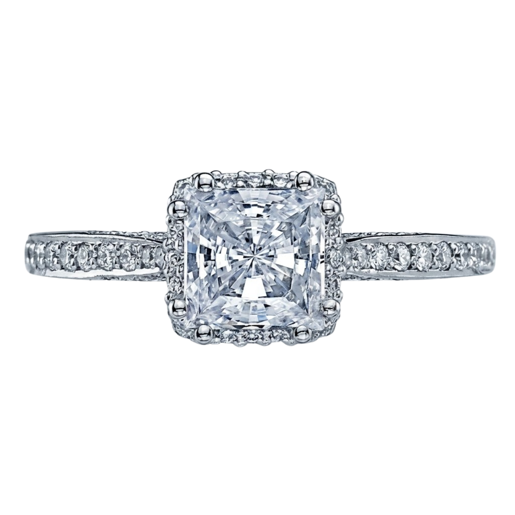Tacori Pave Diamond Engagment Ring