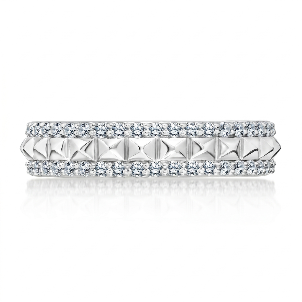Karl Lagerfeld Pyramid Eternity Band