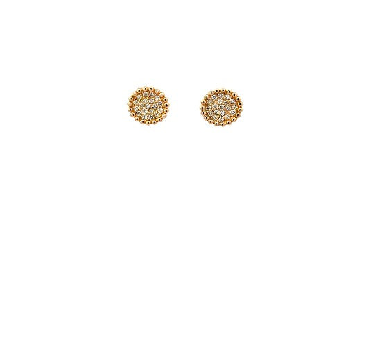 14KY Gold and Diamond Earrings