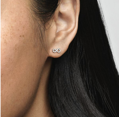 Pandora Sparkling Infinity Stud Earrings