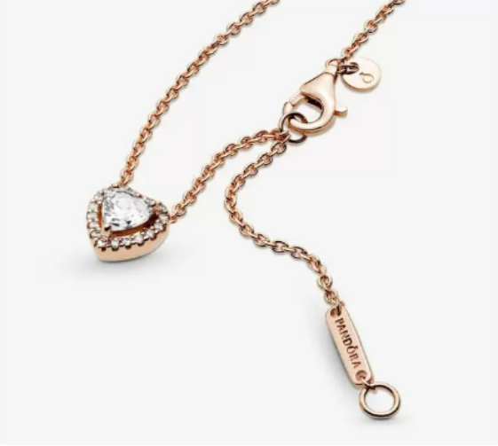 Pandora Sparkling Heart Collier Necklace in Raleigh, NC
