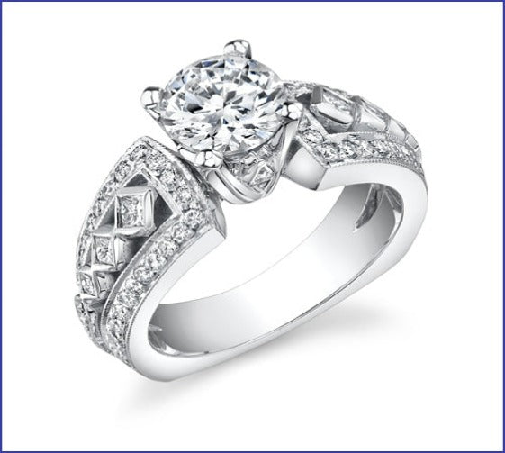 Gregorio Diamond Band Engagement Ring